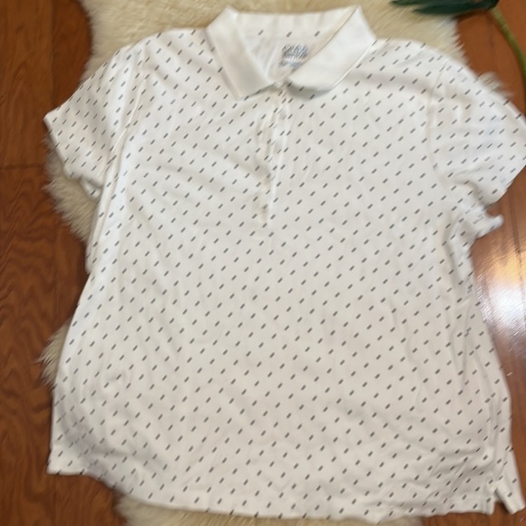 Croft & Barrow Classic Polo / Polka Dot/ Size XXL - Picture 3 of 7